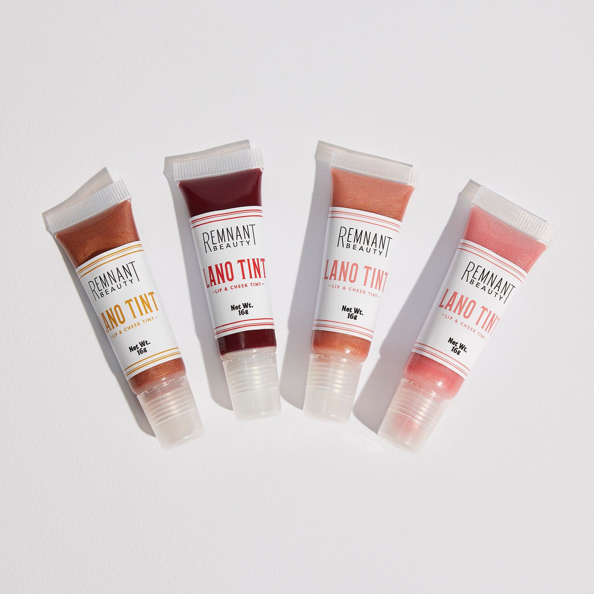 Set of 4 Lano Tint Tinted Lip and Cheek Balms